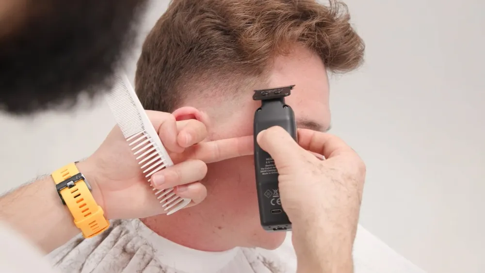 Scissors over COMB + less sections as possible